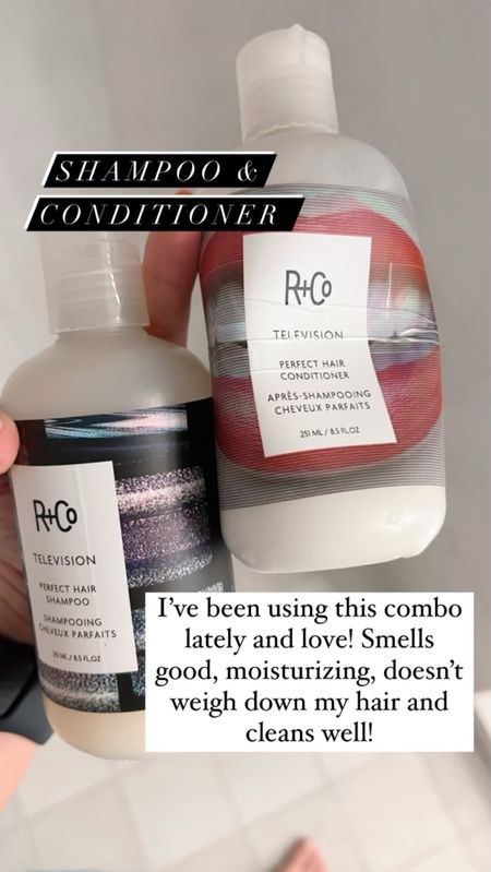 Current shampoo and conditioner 