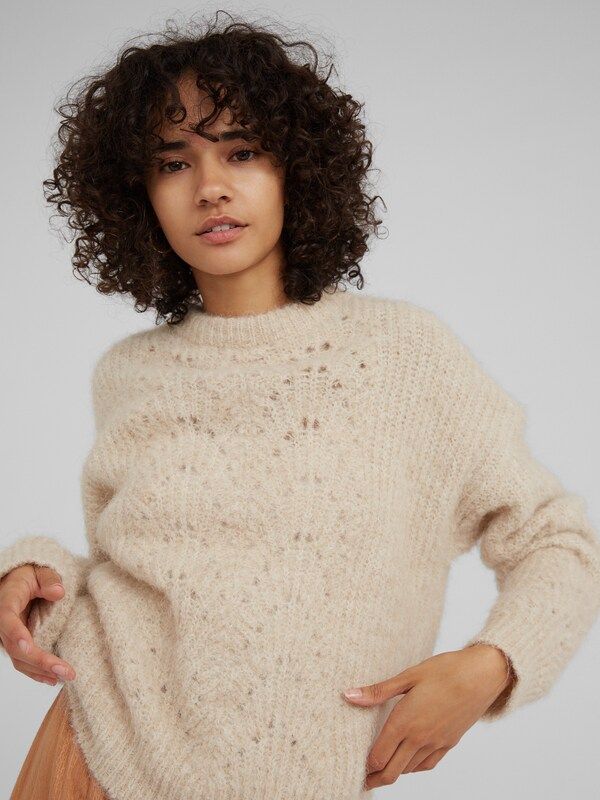 EDITED Pullover 'Audriana' in beige | ABOUT YOU (DE)