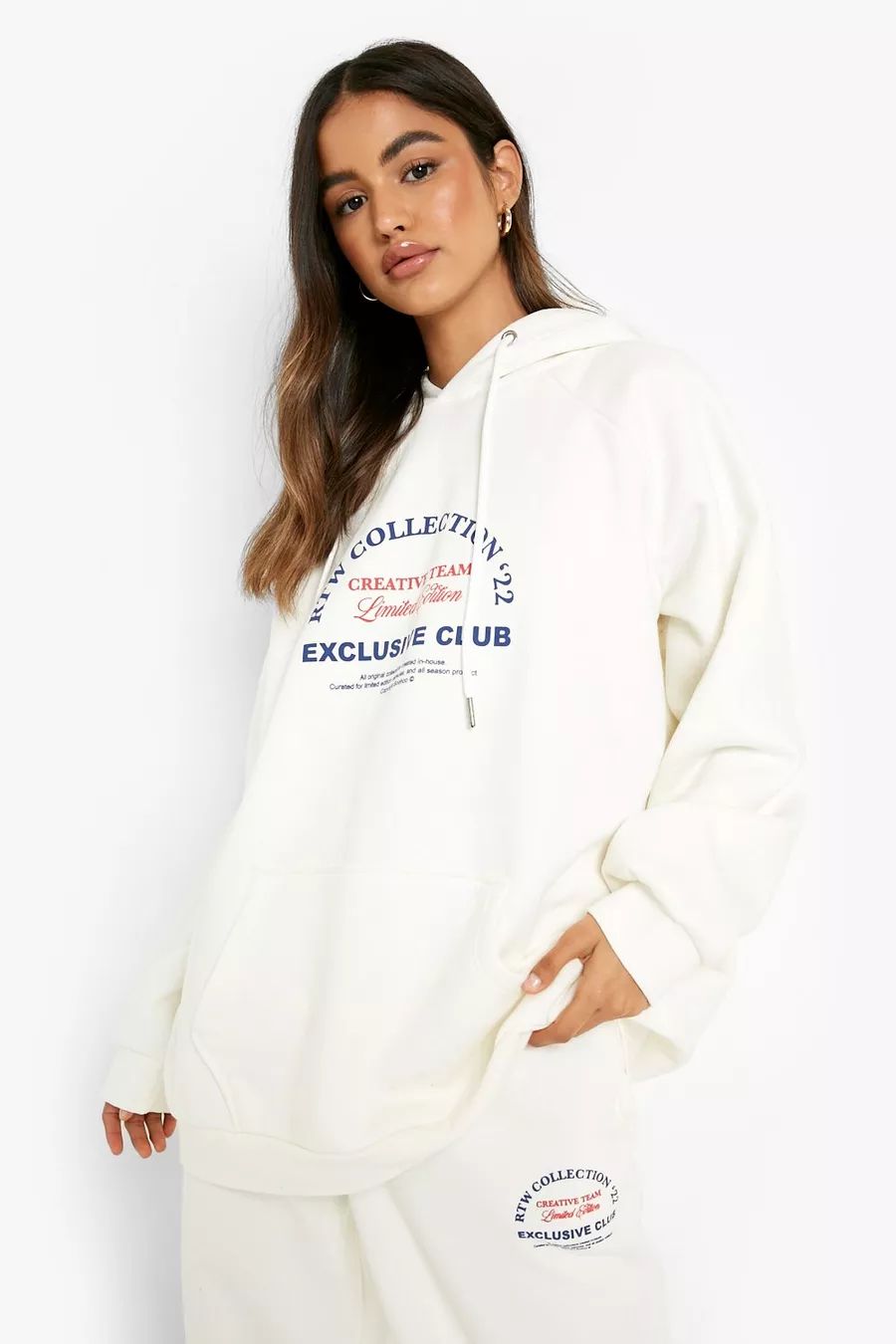 Recycled Exclusive Club Hooded Tracksuit | Boohoo.com (US & CA)