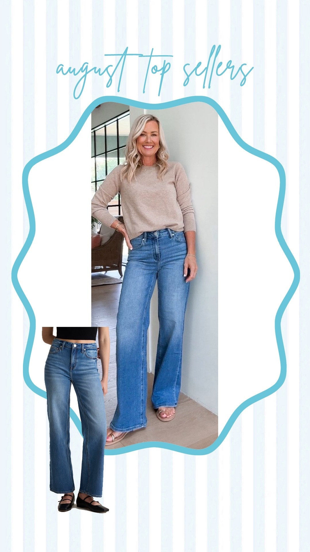 August best sellers! Love these quince jeans for $50! 

#LTKFindsUnder100 #LTKSeasonal #LTKStyleTip