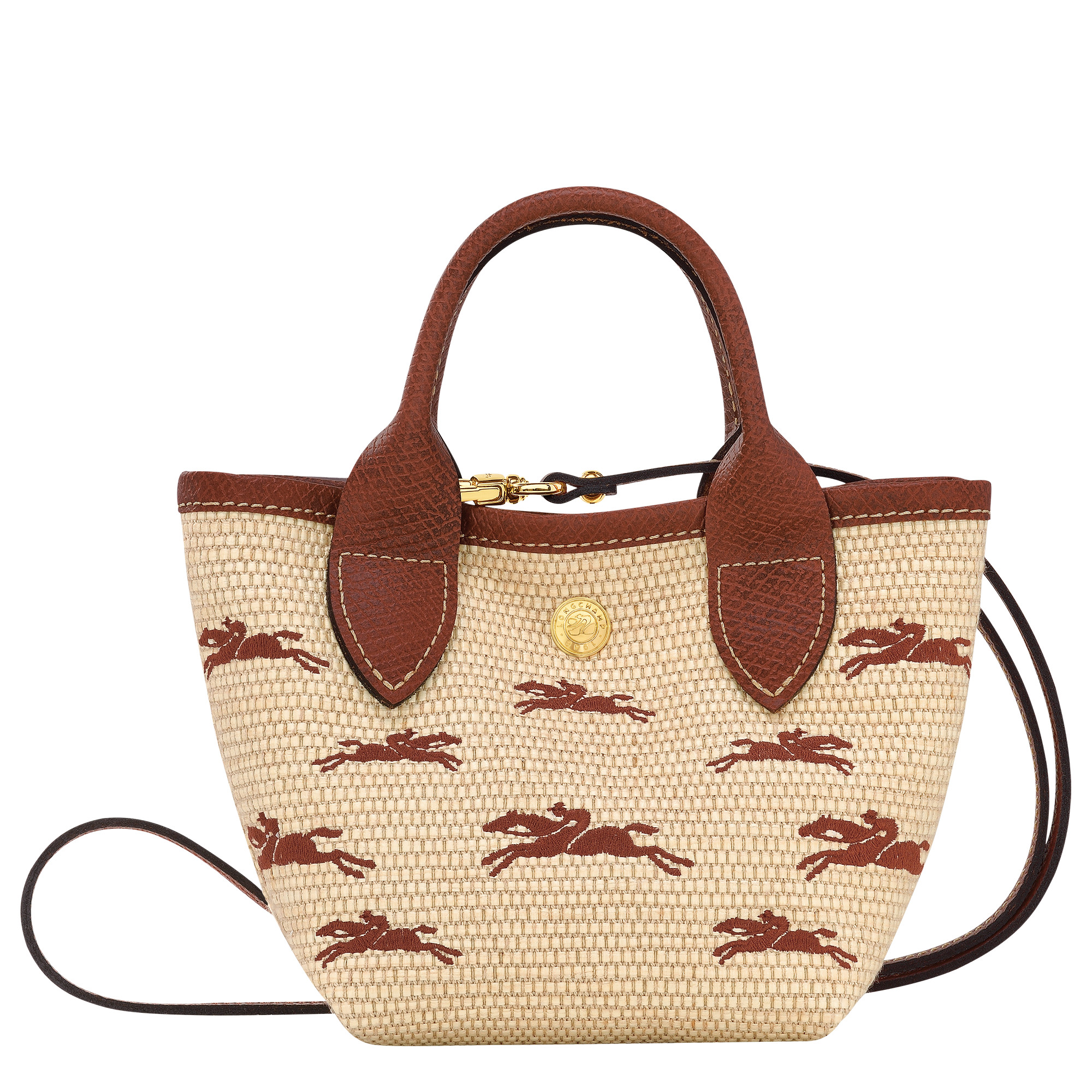 Le Panier Pliage XS Basket Brown - Canvas | Longchamp US | Longchamp