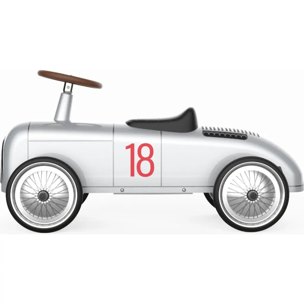 Baghera Roadster Audi Ride-On in Glossy Metallic Silver at Nordstrom | Nordstrom