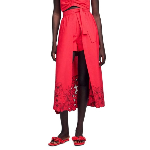 Renelle Floral Tie Waist Skort | Poshmark