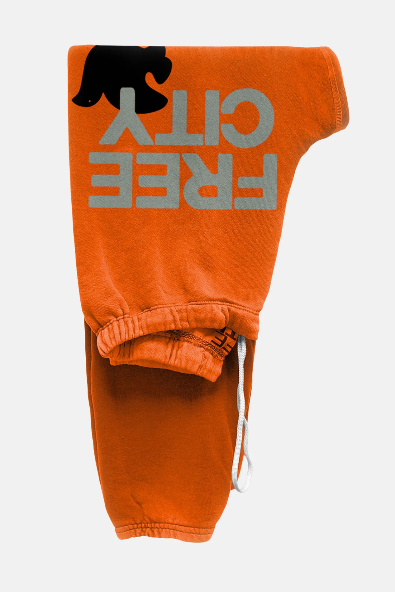 FREECITYlarge Logo Sweatpant Orange Machine | Blue & Cream