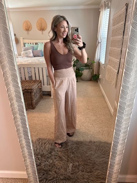 Cute casual outfit! Comfy wide leg Amazon pants with target crop top

#LTKFitness #LTKshoecrush #LTKFind