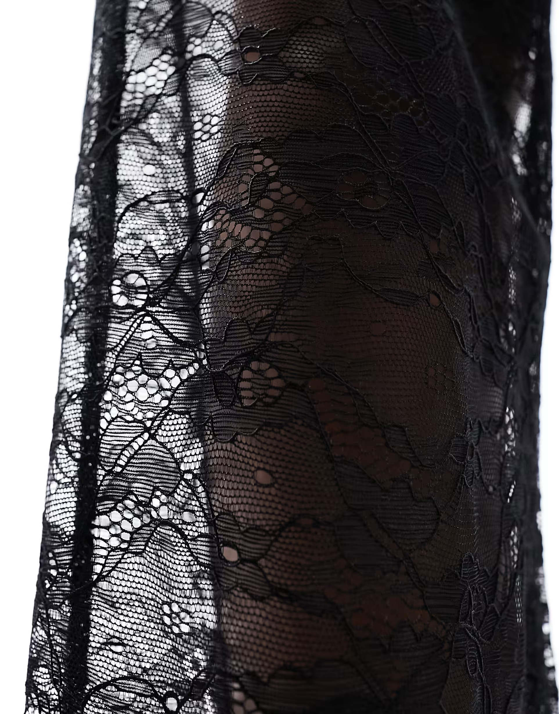 Noisy May lace wide leg trouser in black | ASOS | ASOS (Global)