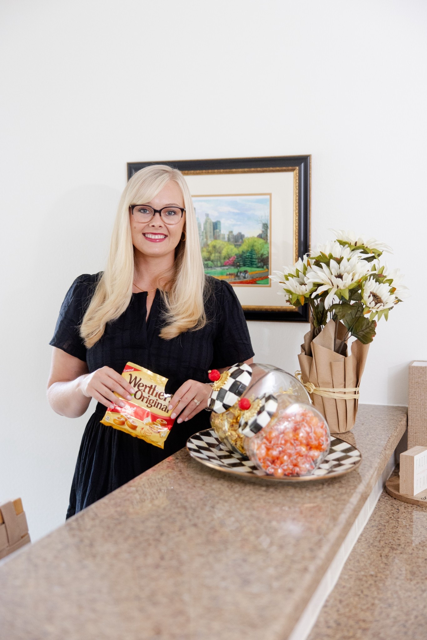 #1 Seasonal Swap at our house? New candy in the candy jar. For fall we opted for orange flavored candies and our favorite Butterscotch!! Soon we will grab some Candy Corn!! We keep our MacKenzie Childs jars out year round and just swap out the filling!! 

Autumn decor, fall decor, southern home, faux fall florals, autumn decor  

MckMich collective, Mckaylee Harshman, Michele Weishuhn 

#LTKautumn #LTKHome #LTKSeasonal