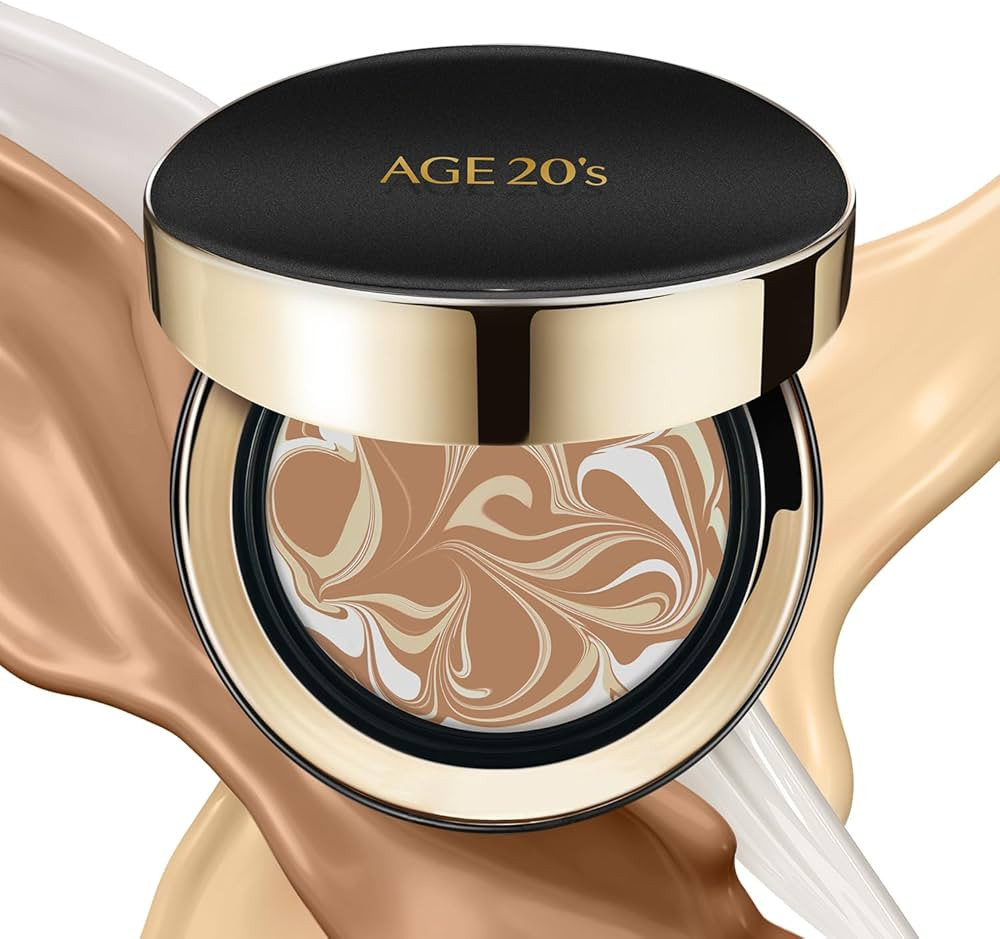 AGE 20's Signature Intense Sunscreen SPF 50+ Foundation, 27 Medium (0.49 oz x 1 ea), Natural Cove... | Amazon (US)