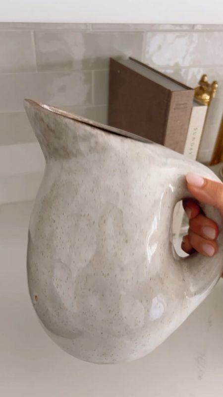 The prettiest stoneware pitcher from Amazon home. 

#LTKfindsunder50 #LTKhome