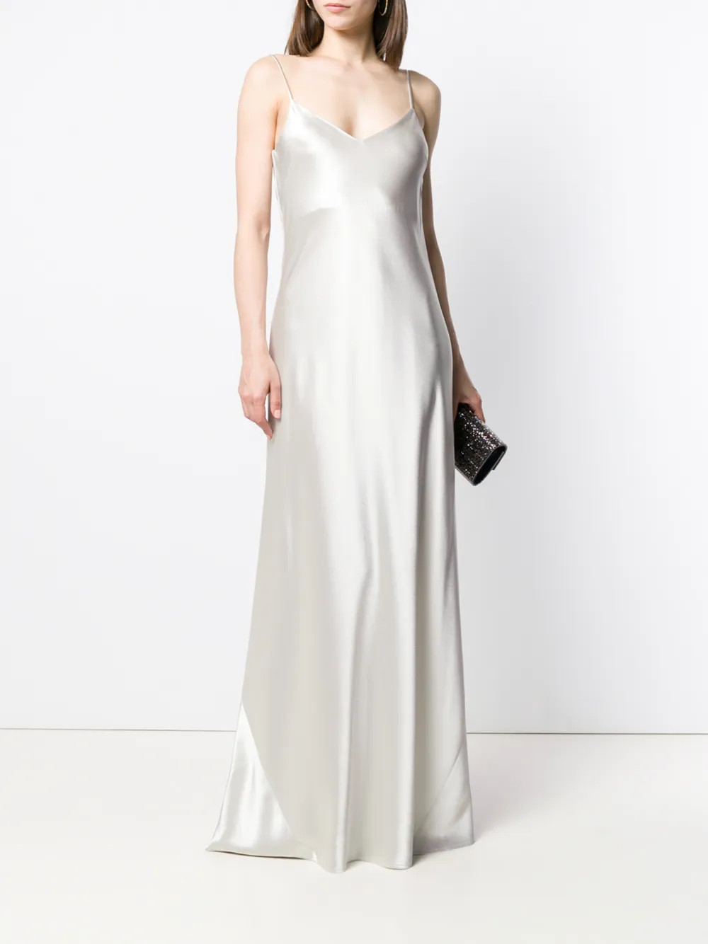 v-neck slip dress | Farfetch (US)