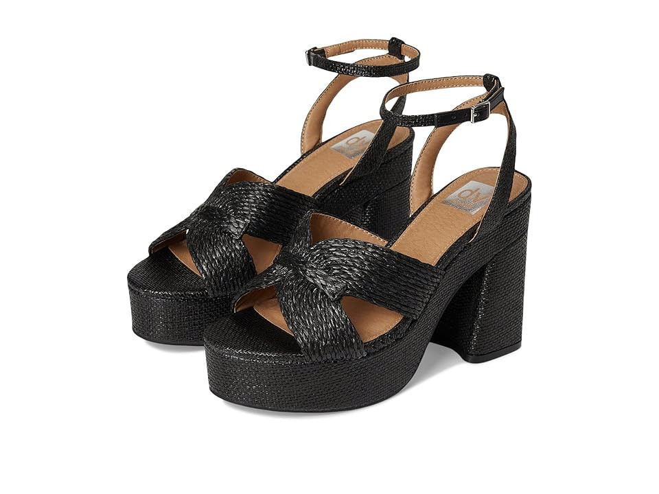 DV by Dolce Vita Waylan Women's Sandals Black : 8.5 M, Synthetic | Zappos