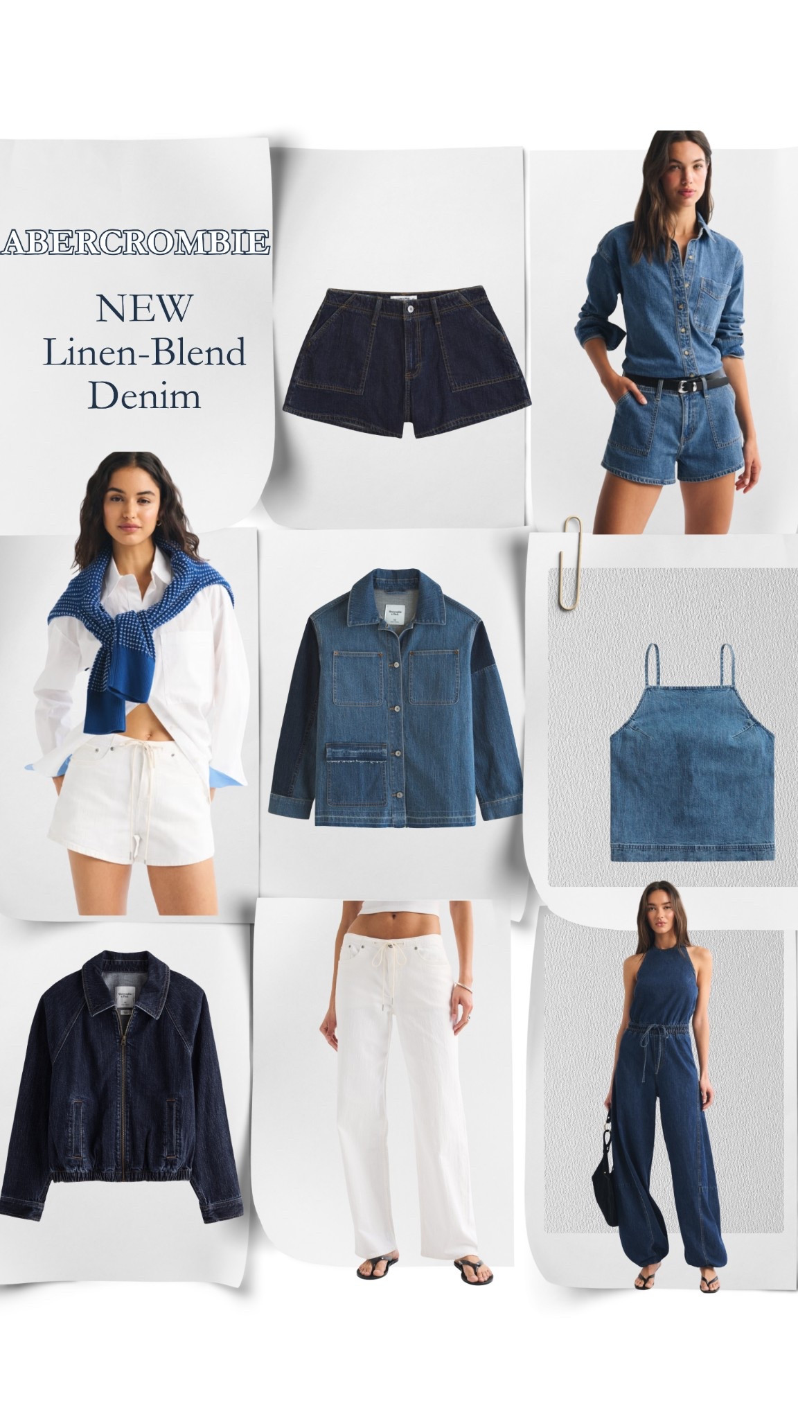 NEW Linen-Blend Denim @abercrombie  💙

#abercrombie #abercrombiepartner #ad 

#LTKSaleAlert #LTKPetite