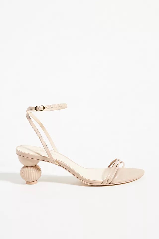 Guilhermina Sculptural Heeled Sandals | Anthropologie (US)