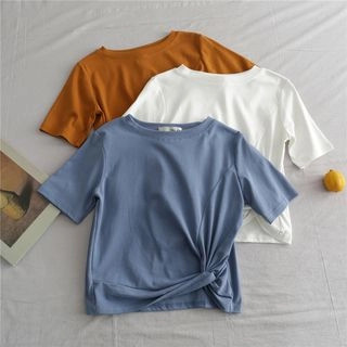 Faiar - Short-Sleeve Cropped T-Shirt | YesStyle Global