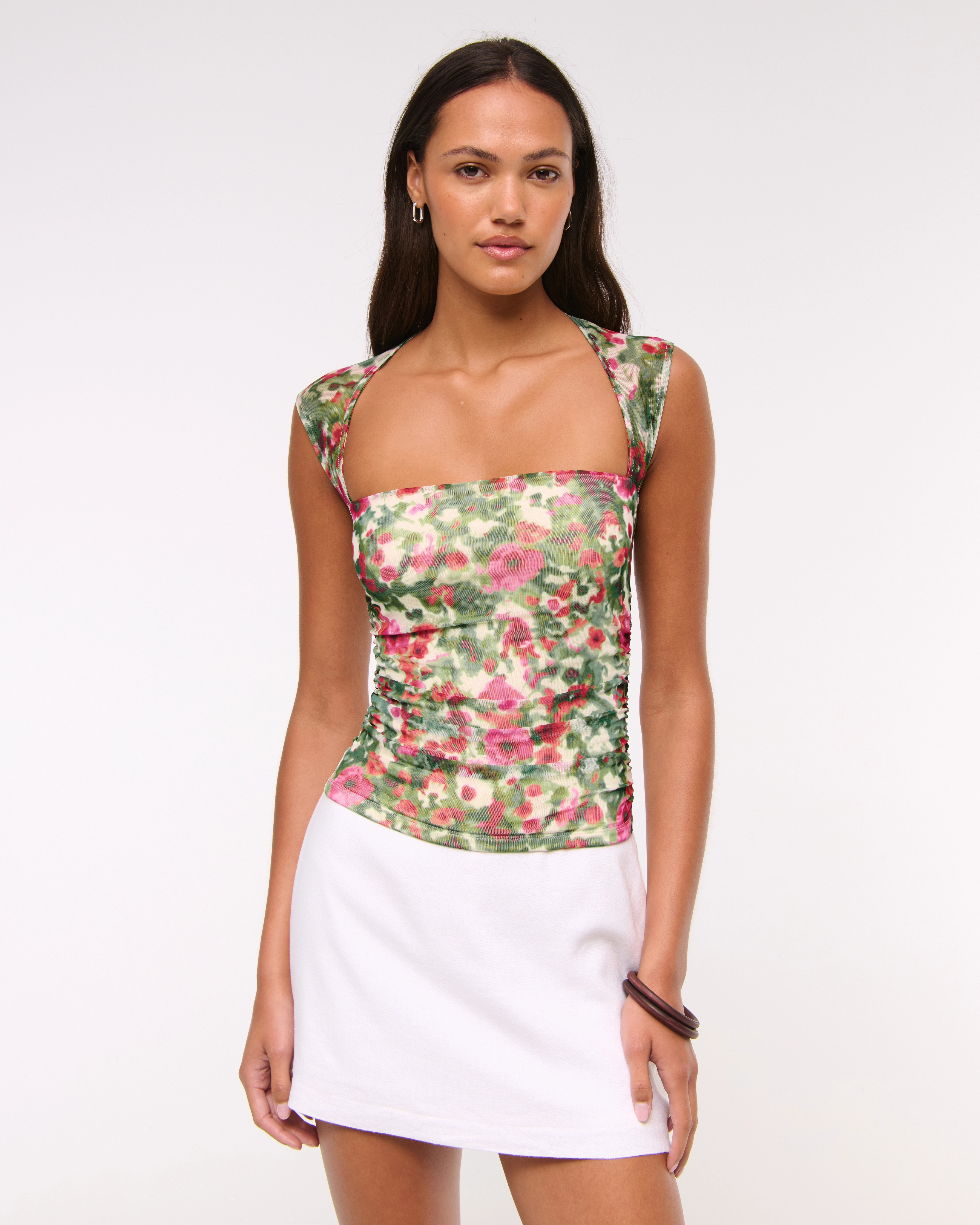 The A&F Ava Mesh Top | Abercrombie & Fitch (US)