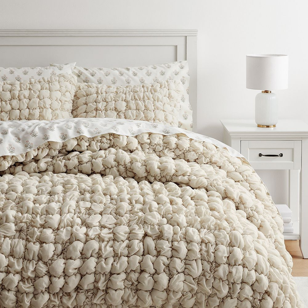 Marshmallow Jersey Quilt | Pottery Barn Teen