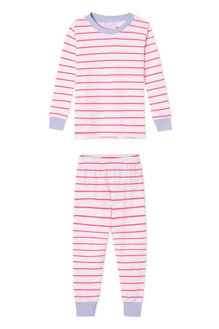 Kids Long-Long Set in Sorbet | Lake Pajamas