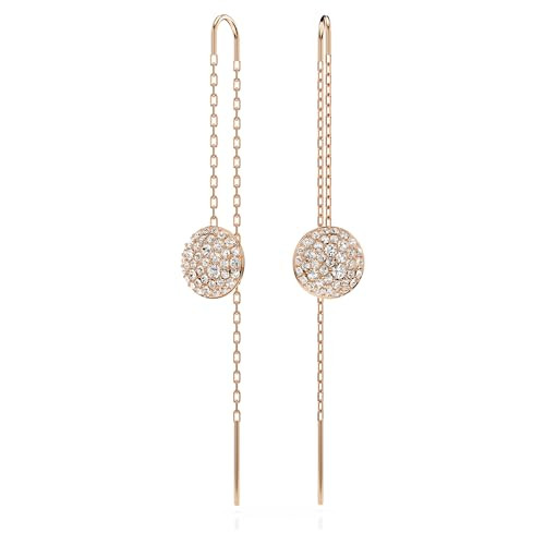 Swarovski Meteora Drop Earrings, Meteor Motif with Snow Pavé of Clear Round-Cut Crystals in a Rose Gold-Tone Finished Setting, Part of the Swarovski Meteora Collection | Amazon (US)