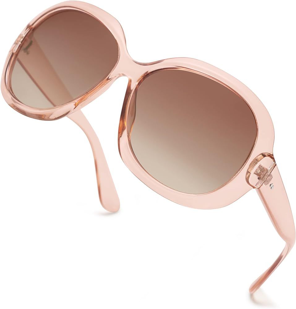 SOJOS Vintage Polarized Sunglasses Womens Trendy Oversize Big Frame Sun Glasses UV Protection SJ2... | Amazon (US)