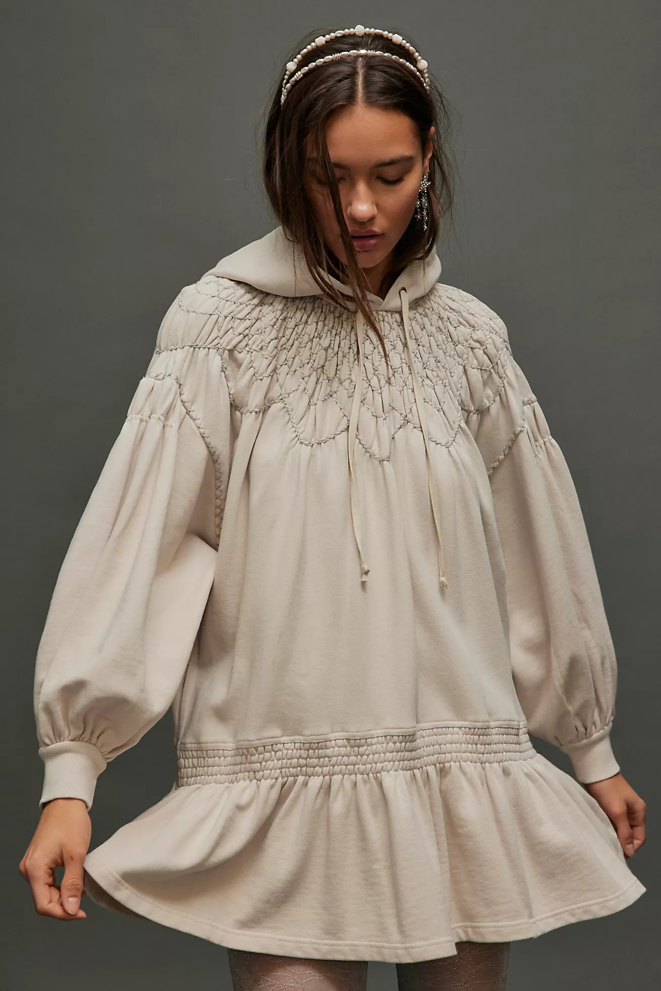 Marty Smocked Mini Dress | Free People (Global - UK&FR Excluded)