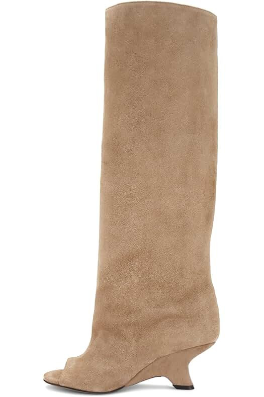Suede Open Toe Boot  | Amazon (US)