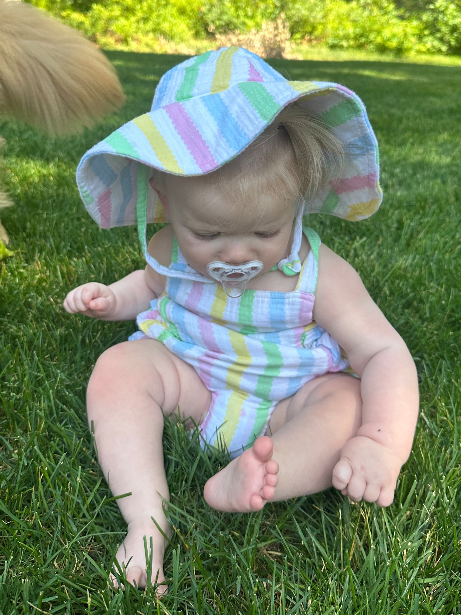 Baby summer outfit, pastel stripes, baby ruffle sun suit 

#LTKBaby #LTKBump #LTKKids