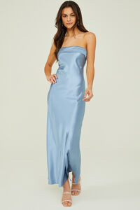 Paityn Strapless Maxi in Blue | Altar'd State | Altar'd State