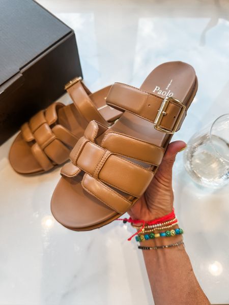 Sandals
Summer style, these will be so cute with a wide leg denim
Comfy on, if between sizes, size up

#LTKshoecrush #LTKover40 #LTKstyletip