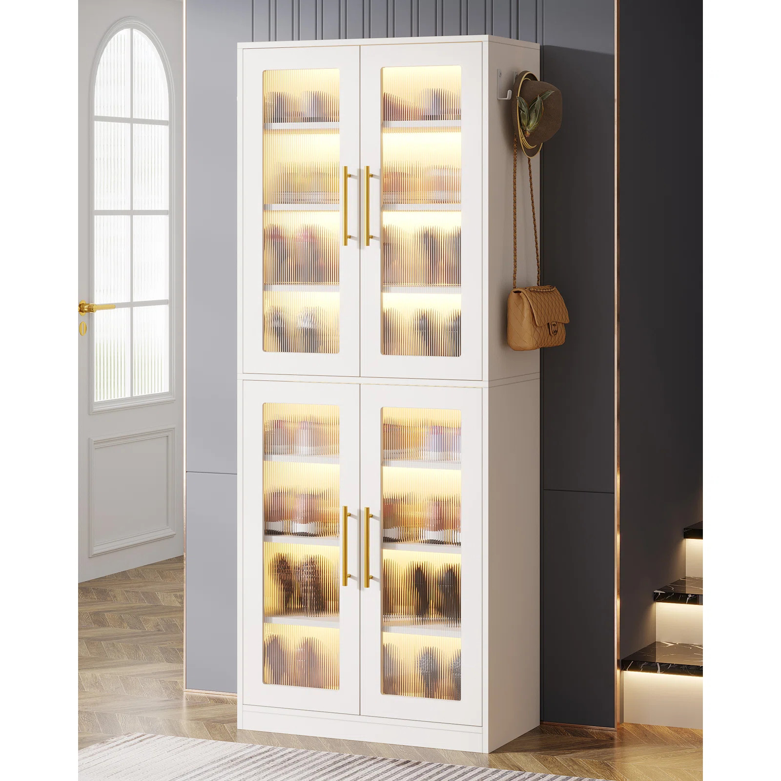 Ivy Bronx 24 Pair Shoe Storage Cabinet & Reviews | Wayfair | Wayfair North America