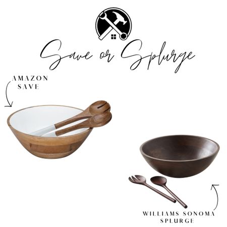 Salad bowl with serving spoons

#saladbowl #saveorsplurge #williamssonoma #amazon 

 

#LTKhome #LTKstyletip #LTKunder100