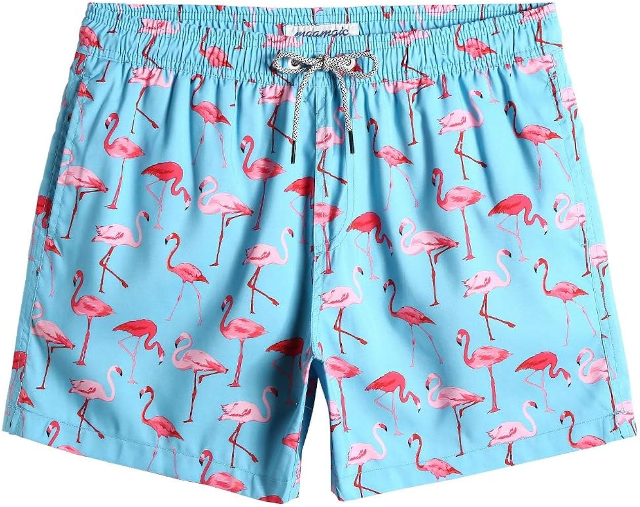 maamgic Mens Swim Trunks 5" with Mesh Lining Quick Dry Bathing Suits for Men Swim Shorts Swimwear | Amazon (US)