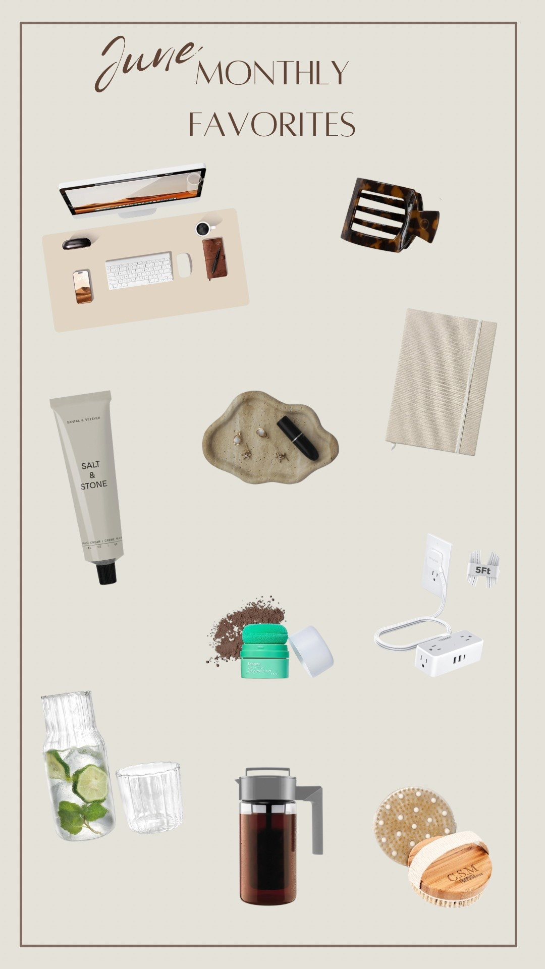 June Monthly Favorites✨ #favorites #home #beauty #office #kitchen 

#LTKHome #LTKBeauty #LTKFindsUnder50