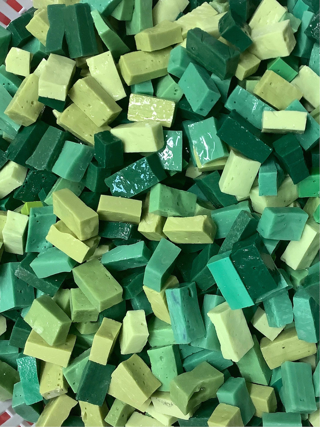 MOSAIC SMALTI ORSONI Greens random mix 8oz bags for 13.50 | Etsy (US)