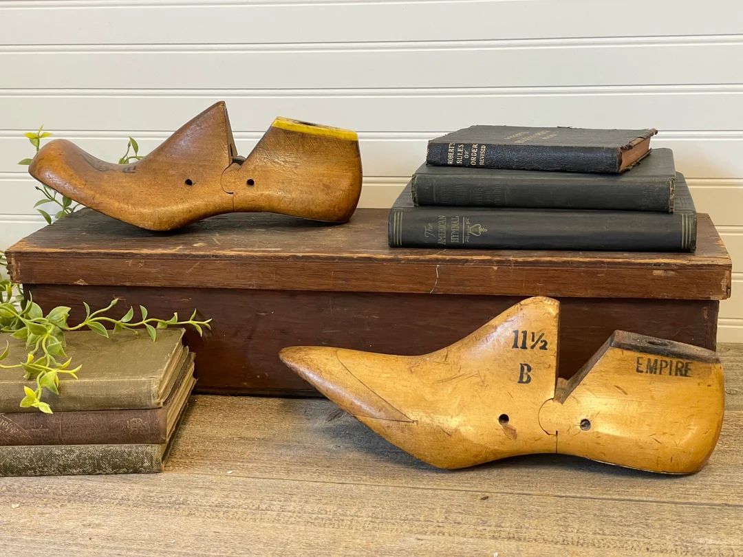 Wooden Shoe Mold Antique Wood Cobblers Shoe - Etsy | Etsy (US)