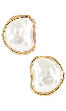 retrofete Fiorenza Earring in Pearl White from Revolve.com | Revolve Clothing (Global)