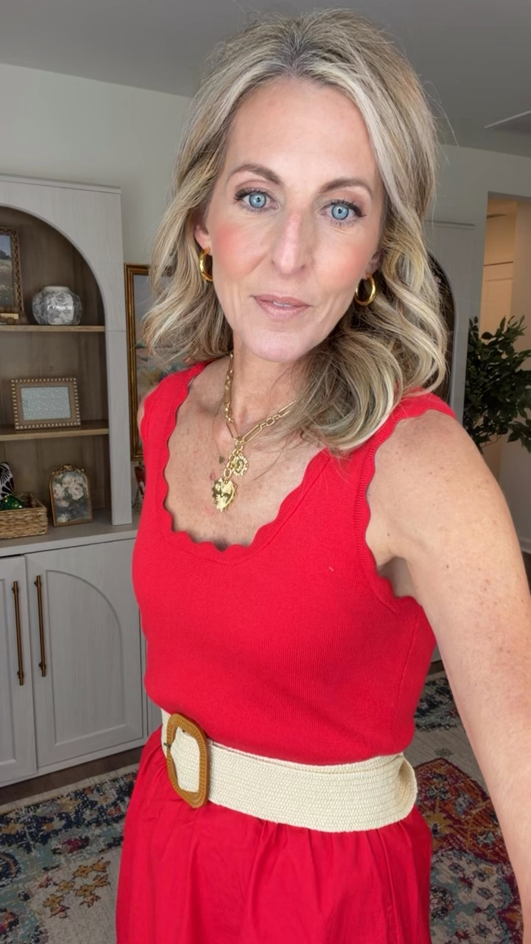 One dress, six ways ❤️ This new Free Assembly Walmart dress is $32 and I styled it multiple ways using pieces all under $30. From wearing it alone with a belt to layering with sweaters, cardigans, and button downs… this one does it all. Easy outfits, more mileage, less spending.

Comment DRESS and I’ll send you the link. Wearing a size extra small in the dress – size small and all tops… everything linked including first outfit  

Walmart style, Walmart, fashion, Walmart spring