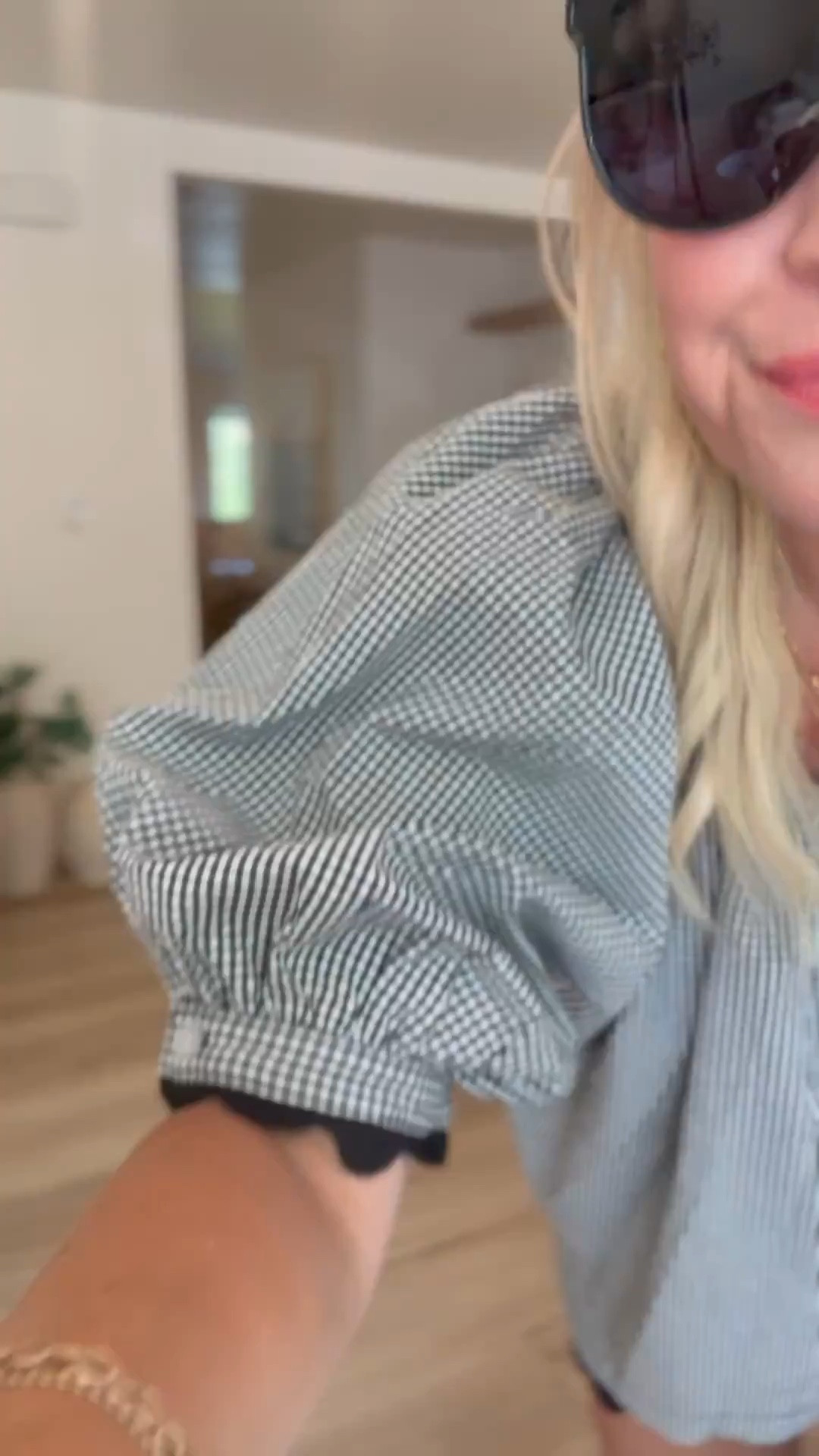 I love this Amazon set because you can wear the top with anything! I’m wearing a size small! On sale today 