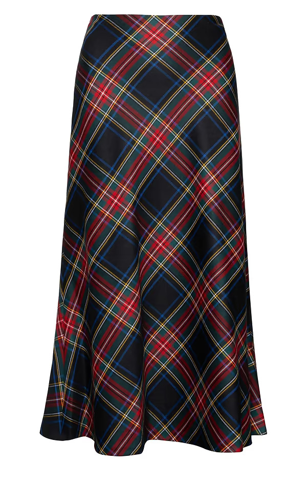 Ladies Plaid Bias Skirt | The House of Bruar