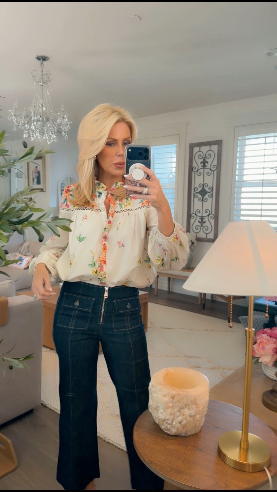 The cutest top that sold out once before! So grab it before it sells out again! Wearing a size xs in top and size 2 in jeans! 

Use code Gretchen15 for the top

#LTKootd #LTKgrwm #LTKmomlife
