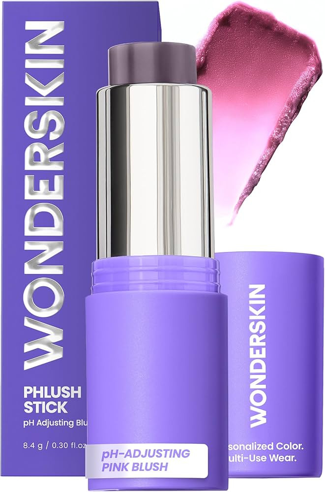 Wonderskin Cream Blush Stick pH-Activated - pHlush Stick Multi-Use, Blush for Cheeks and Lips, Co... | Amazon (US)