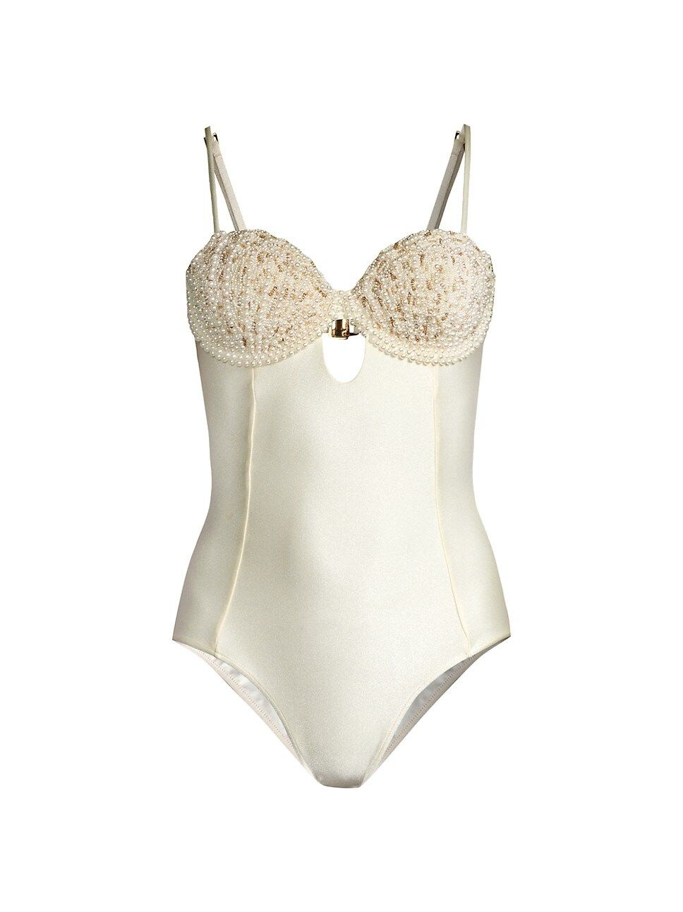 Beaded Shell One-Piece Swimsuit | Saks Fifth Avenue