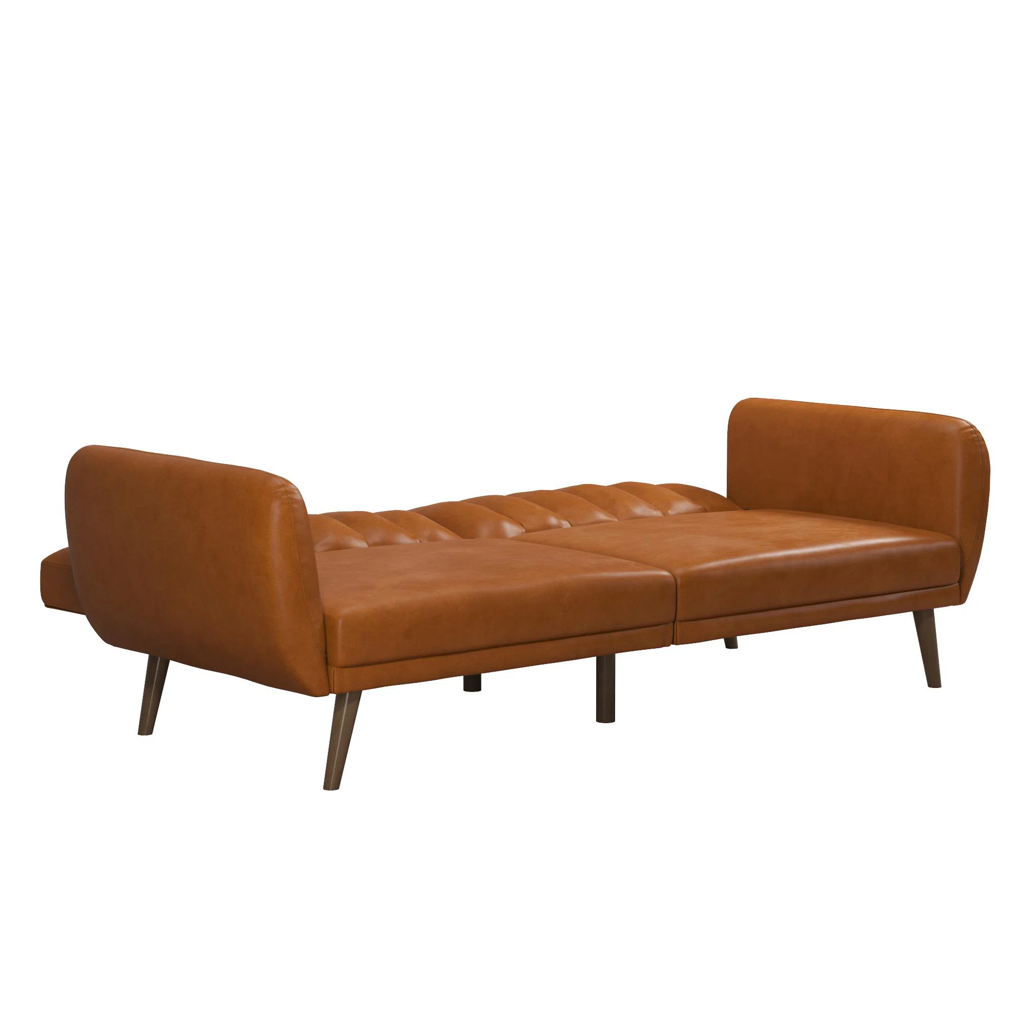 Brittany 81.5'' Vegan Leather Convertible Sofa | Wayfair North America