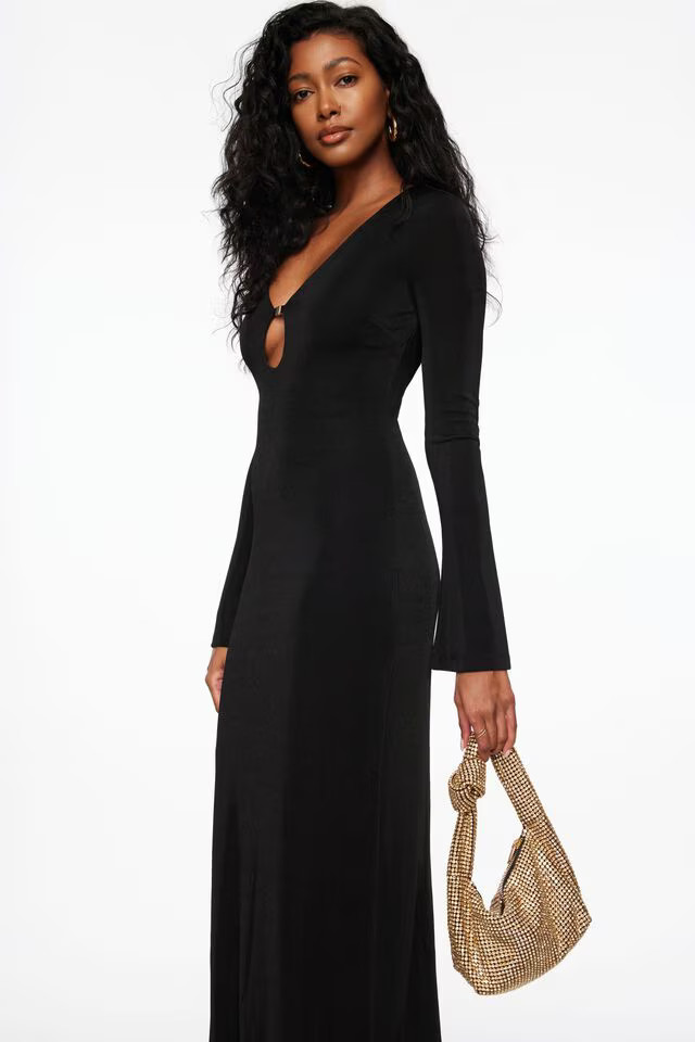 Knotted Rhinestone Hobo Bag | Dynamite Clothing