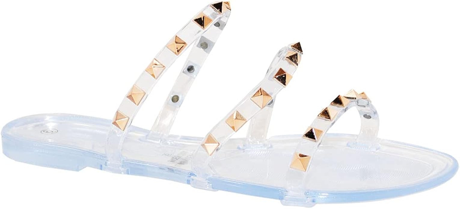 TRENDSUP Women's Jelly Flat Sandals | Amazon (US)