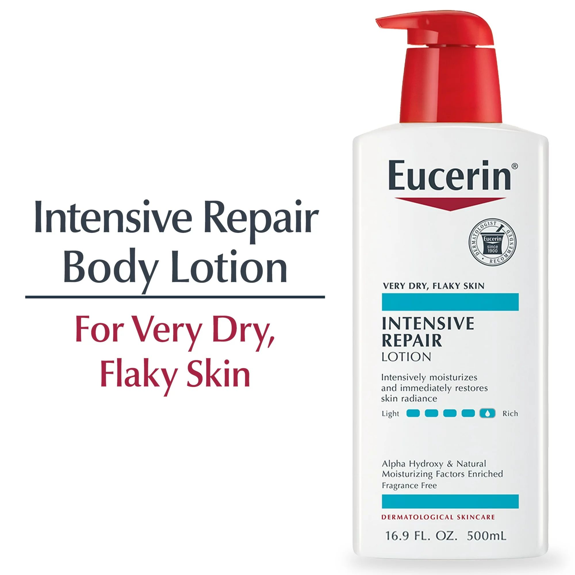 Eucerin Intensive Repair Body Lotion for Very Dry Skin, Pump Bottle | Walmart (US)