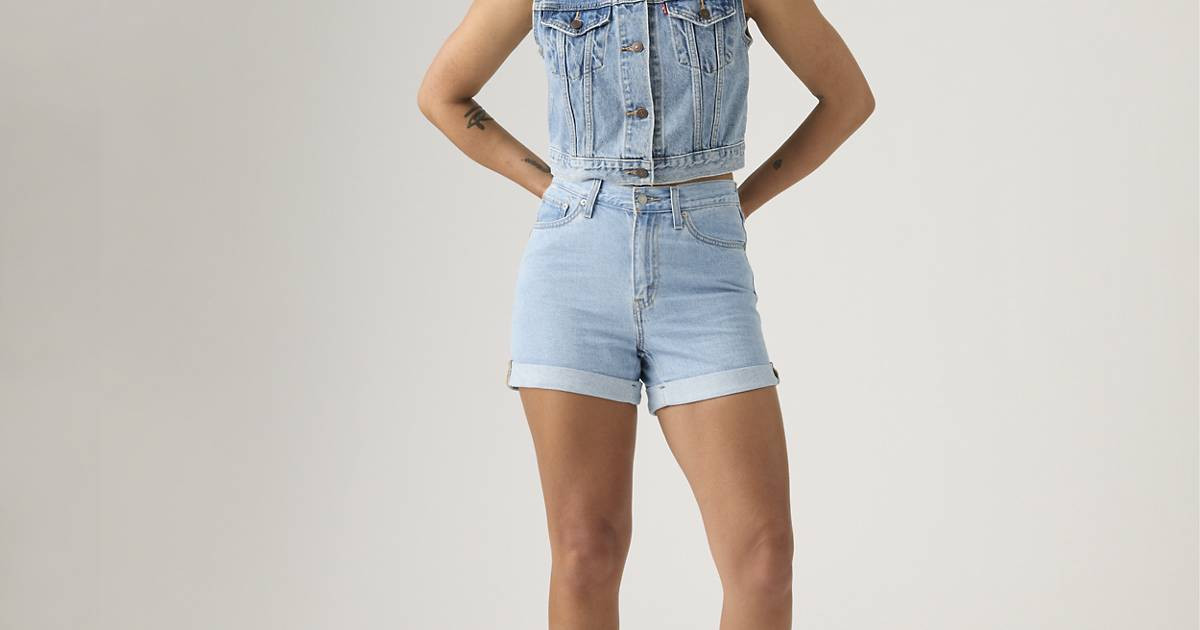 Rolled 80s Mom Women's Shorts - Medium Wash | Levi's® US | Levi's US
