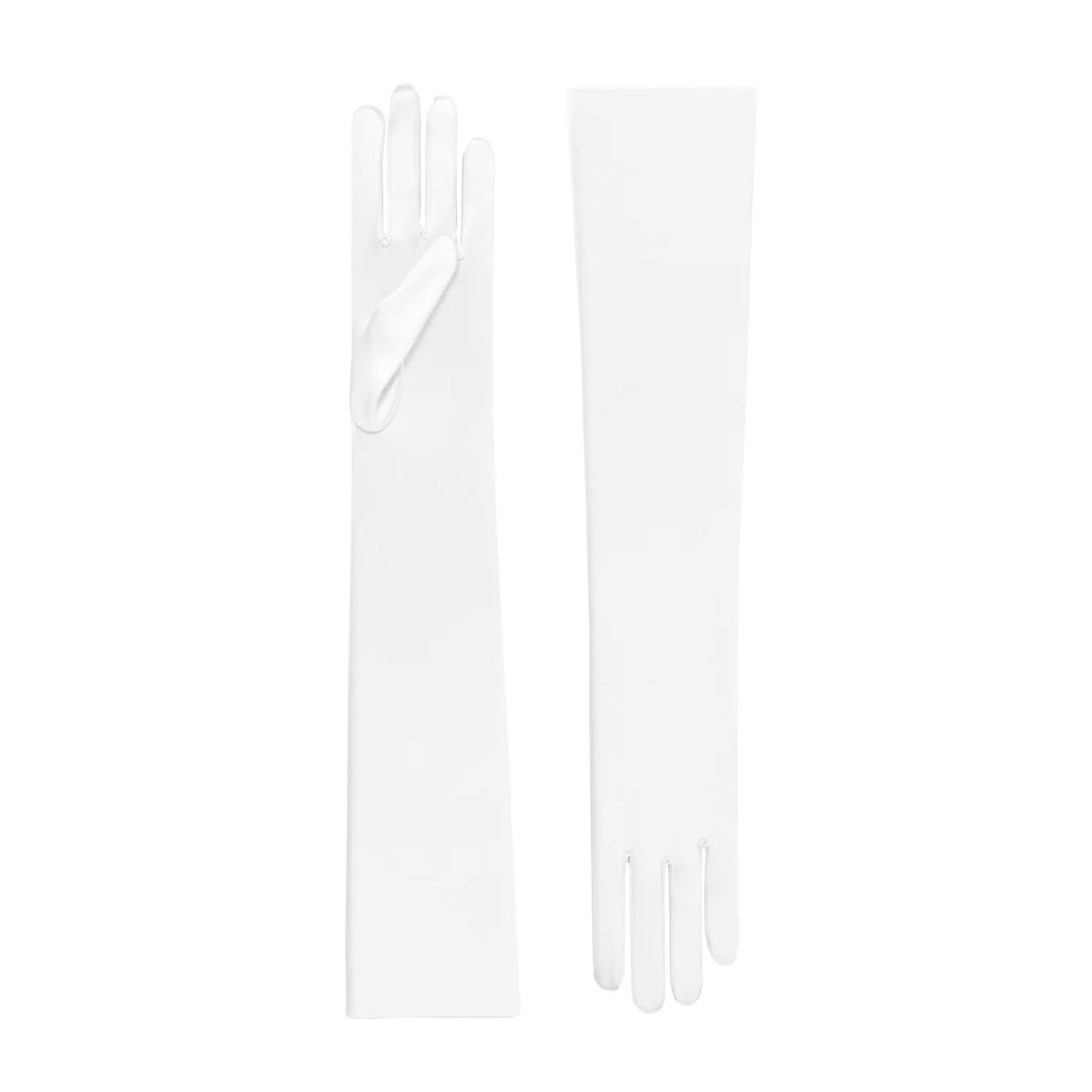 Cora | Bridal Satin Opera Glove | Cornelia James
