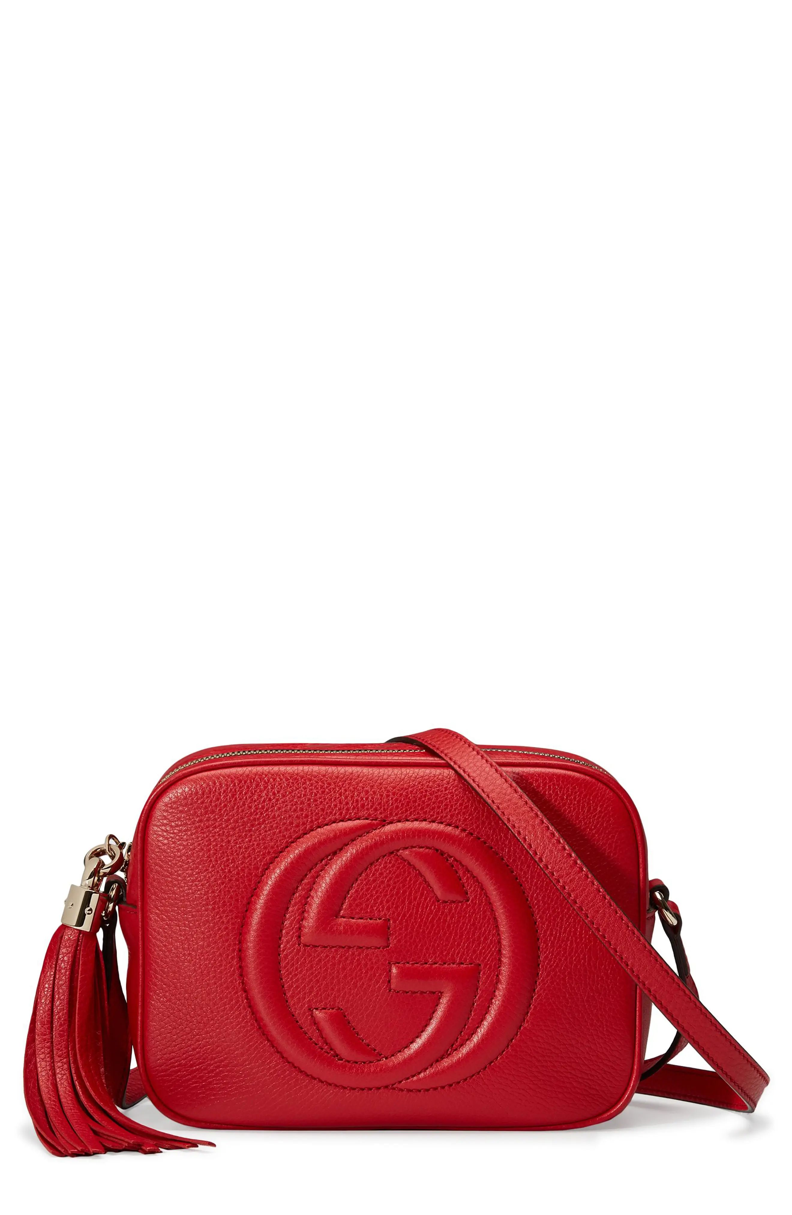 Gucci Soho Disco Leather Bag - Red | Nordstrom