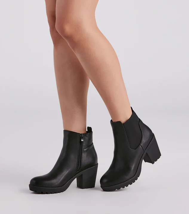 Ultimate Trendsetter Lug Sole Booties | Windsor Stores
