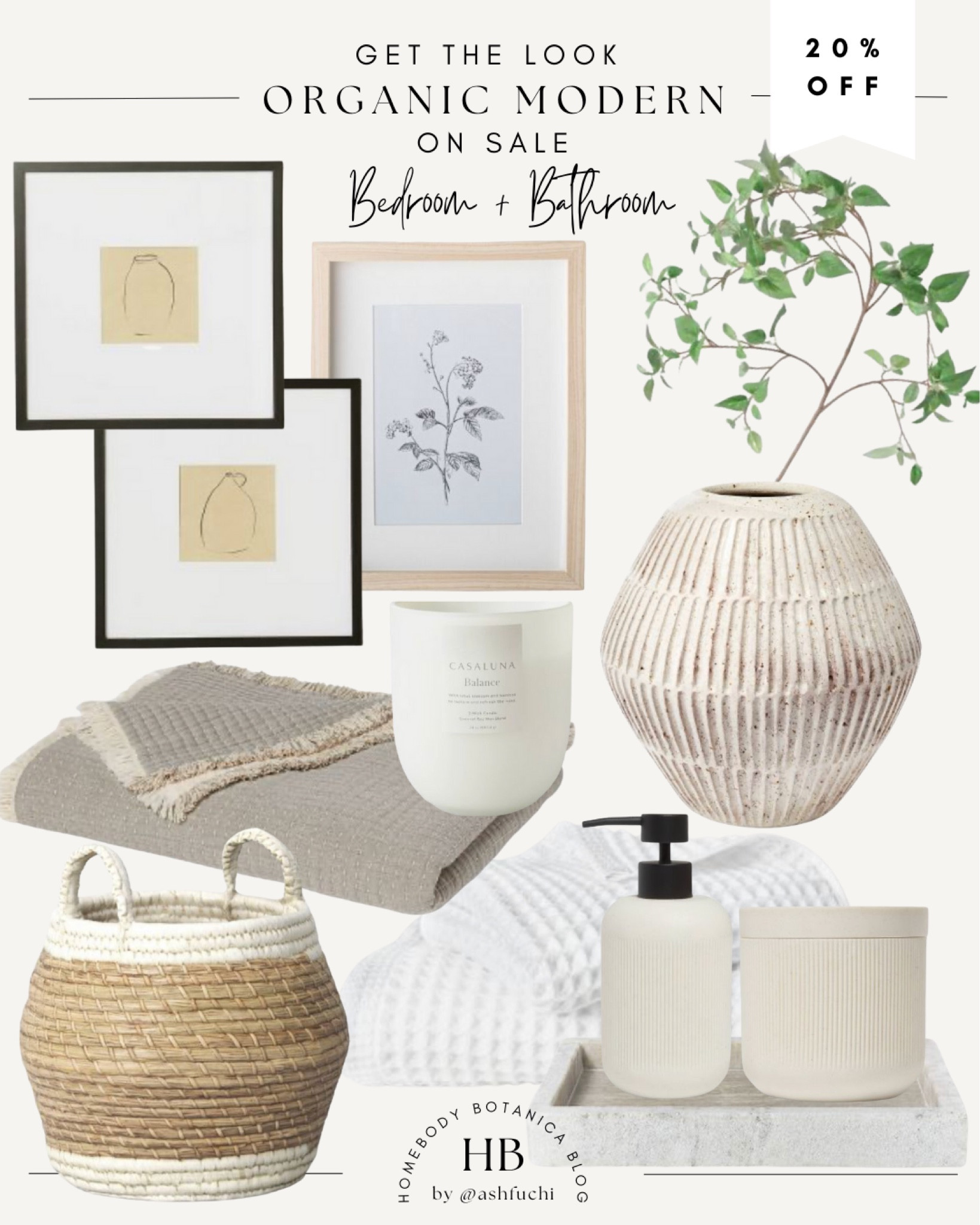 Get the look - organic modern - bedroom + bathroom 20% off // #target #targetstyle #organicmodern

#LTKstyletip #LTKhome #LTKsalealert